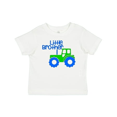 

Inktastic Little Brother Tractor Boys Baby T-Shirt