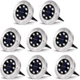 thumbnail image 1 of Bangcool 8PCS Ground Light Waterproof Dustproof Disk Light Garden Light for Lawn Yard, 1 of 7