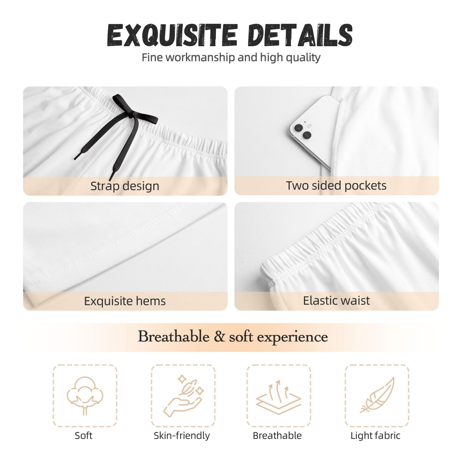 Rateoe Dreamy Forest Elf Pattern Women’s Ultra-Soft Comfy Pajama Lounge Pants Sleepwear,Comfortable Lounge Wear,lightweight Pajamas, Casual Home Wear-Medium