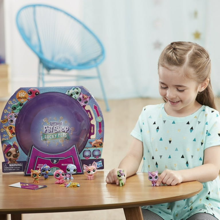 Littlest Pet Shop Lucky Pets Crystal Ball Megapack Surprise Pet Toy, Ages 4  & Up