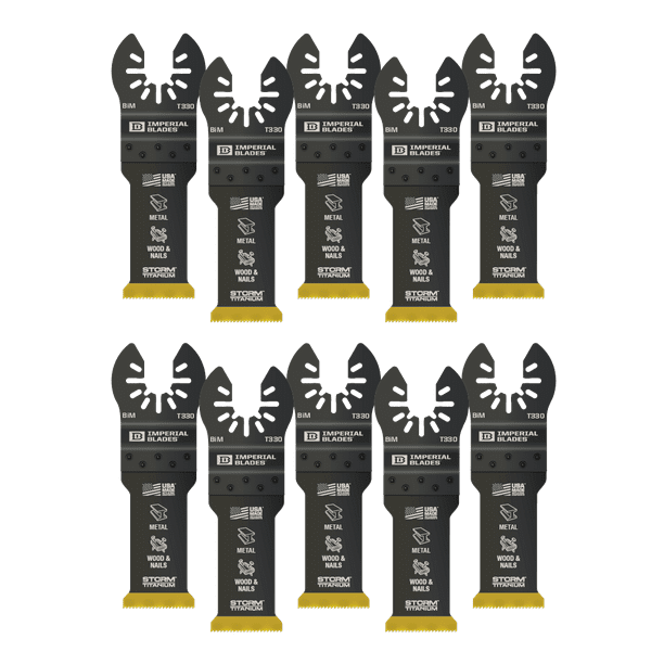 Imperial Blades IBOAT33010 ONE FIT 11/4" Titanium Enhanced Metal/Wood