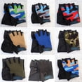 thumbnail image 3 of 1 Pair Kids Children Bike Bicycle Cycling Half Finger Fingerless Sports Gloves, 3 of 7