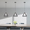 thumbnail image 2 of 41329-76 Livex Lighting Pinnacle - 1 Light Pendant In Geometric Style-17 Inches Tall and 9.75 Inches Wide-Scandinavian Gray Finish    -Traditional, 2 of 12