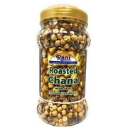 Rani Roasted Chana (Chickpeas) Plain Flavor 12.3oz (350g) PET Jar ~ All Natural | Vegan | No Preservatives | Gluten Friendly | Indian Origin | Great Snack, Ready to Eat