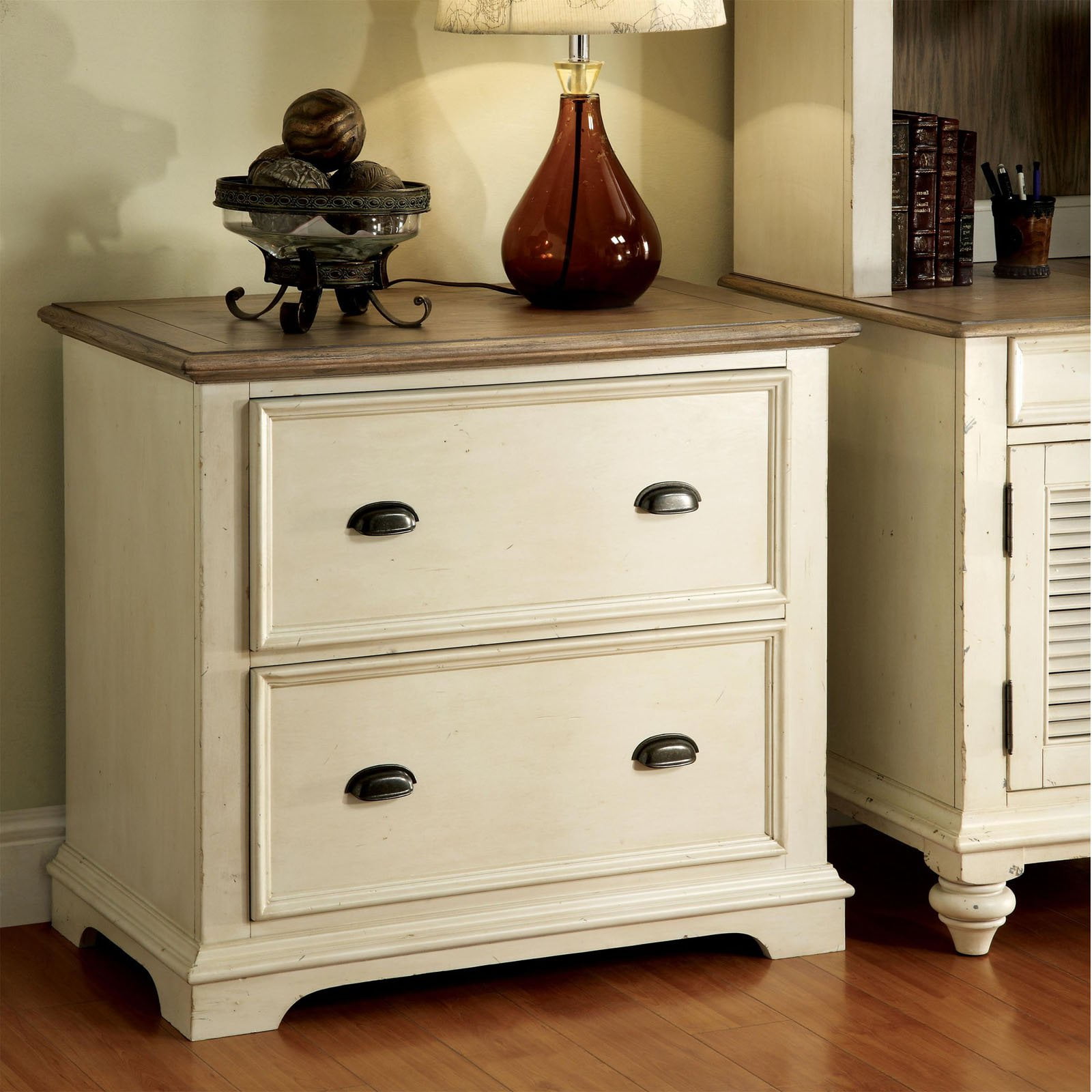 Riverside Coventry Two Tone Lateral File Cabinet Walmart Com