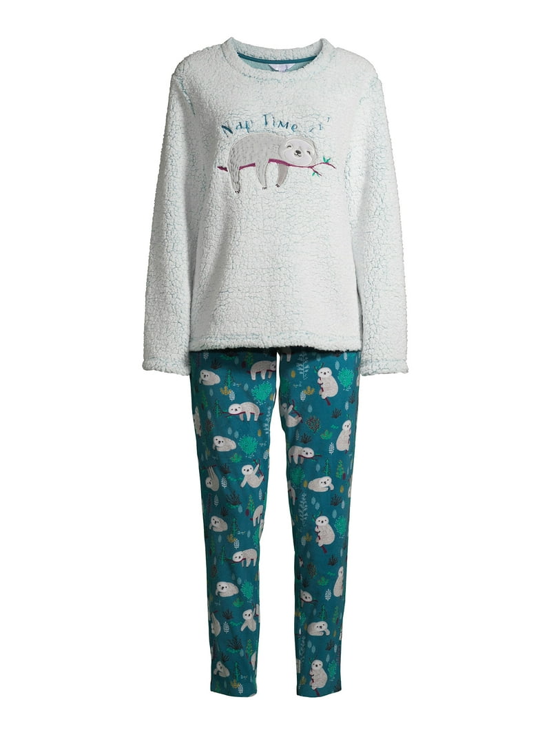 Secret Treasures Women's and Women's Plus Long Sleeve Plush Pajama