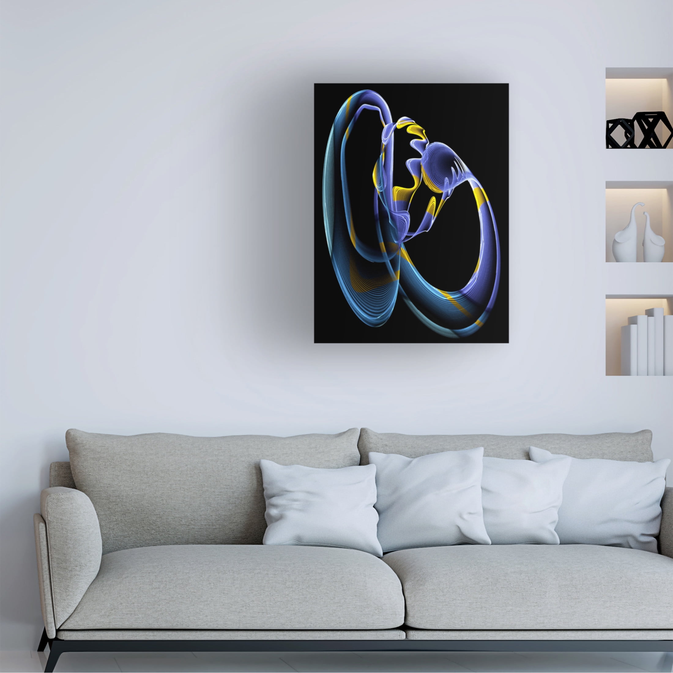 Trademark Fine Art Mystic Number Earphone Canvas Wall Art