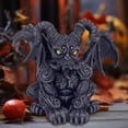 thumbnail image 1 of Escultura de dragón volador BLESIY figura aterradora de resina para decoración de Halloween, 1 of 8