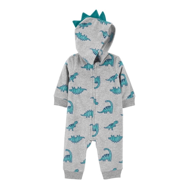 Jumpsuit Carter's Child of Mine Gris Estampado Dinosaurios 6-9M