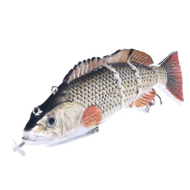 Cebo eléctrico para nadar, segmento robótico, señuelo de pesca con carga USB