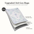 thumbnail image 6 of Lahome Washable 8'x10' Floral Bow Area Rug, Purple Rugs for Living Room, Soft Non-Slip Boho Carpet for Bedroom Kids Room Nursery Dining Room, Large Rug, Purple, 6 of 10