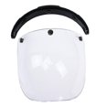 thumbnail image 2 of 3-Snap Bubble Visor Wind Lens Universal Accessories for Street Clear, 22.5 x 20cm, 2 of 7