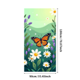 thumbnail image 1 of Nature Themed Butterfly Daisy Background Banner Party Decorations Photography Props Spring Garden Celebrations Outdoor Events Photo Booth Backdrop, 1 of 4