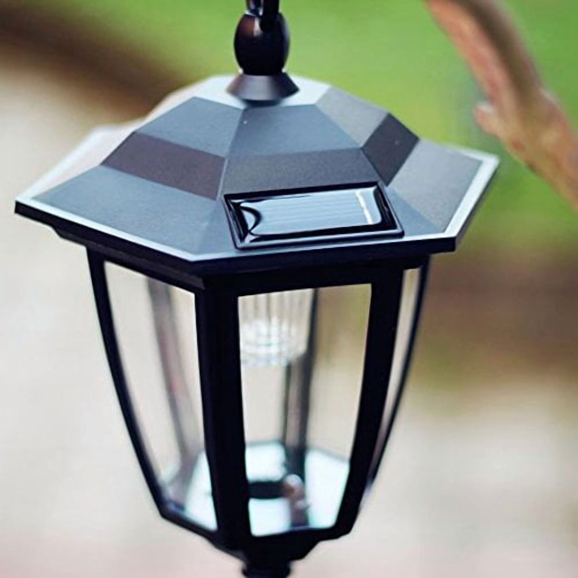 Maggift Upgrade Hanging Solar Lights 37.8 Inch Dual Use Shepherd Hook Lights With 2 Shepherd Hooks Outdoor Solar Coach Lights, 2 Pack