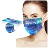 YZHM 10PCS Women Man Print Disposable Face Mask 3Ply Ear Loop Anti-PM2.5 Mask