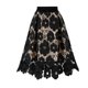 thumbnail image 1 of Gibobby faldas para mujer invierno Falda Skater Ladies Stretch Encaje Impreso Longitud Rodilla Falda para mujer(Negro， XL), 1 of 4
