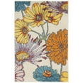 thumbnail image 3 of Nourison Allur Modern Floral Ivory Multicolor 2' x 3' Area Rug, (2' x 3'), 3 of 8