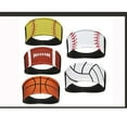 thumbnail image 5 of TELOLY 4Pcs Sweat Band,Sports Print Headbands,Polyester Head Bands for Women, 5 of 5