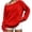 #2Red, variant on AcaicsNo Boundaries Women's Long Sleeve Sweatshirt, Off Shoulder Oversized Loose Fit Solid Color Casual Pullover Tops