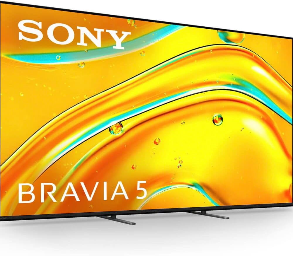 Sony 55 Inch Class BRAVIA 5 Series 4K Mini LED UHD Smart Google TV - XR Processor - Dolby Vision - 120Hz - HDMI Cable + Streaming Bundle + 12 Month CPS Warranty
