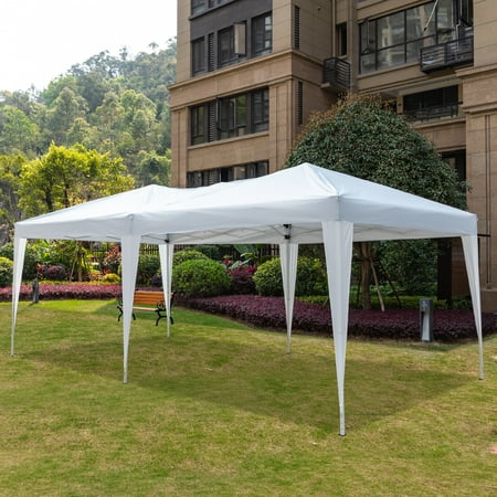 10' x 20' Heavy Duty Canopy Outdoor Party Wedding Tent, Waterproof Hight Quality Oxford Fabric Canopy Party Tent Canopy, for Party Wedding Catering Gazebo Garden Beach Camping Patio,