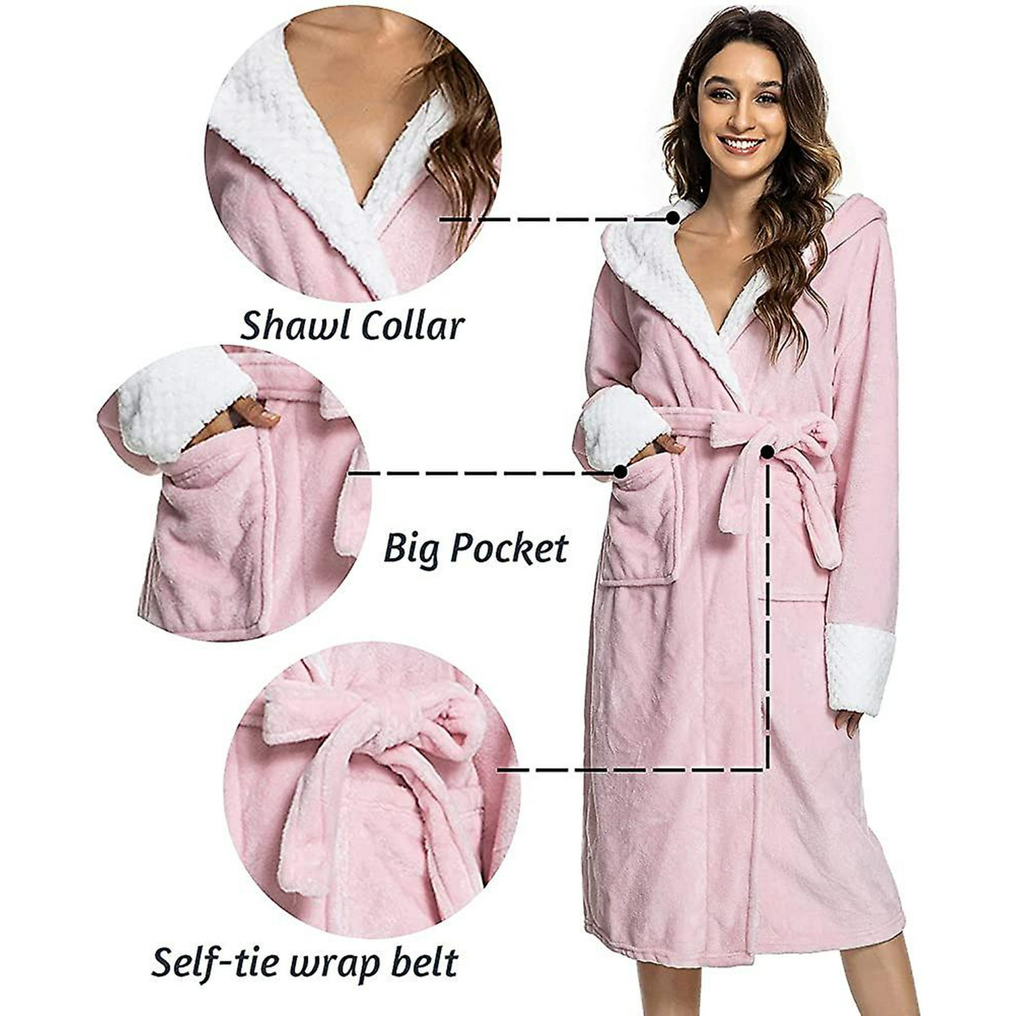 Blanket dressing gown with hood sale