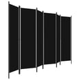 thumbnail image 2 of vidaXL 6-Panel Room Divider Black 300x180 cm, 2 of 4