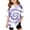 Z2 Purple, variant on HCYSFG Cheetah Print Tunic Tops For Girls Leopard Print T Shirts Crewneck Elbow Sleeve Tunic Length Loose Fit Pullover Tees