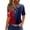 #A32-Wine, variant on Abcomgle Womens T Shirts Short Sleeve Patriotic Tops 4th Of July Tshirt Henley V-Neck American Flag Print Shirts Independent Day Tee Shirts,Blue 2XL