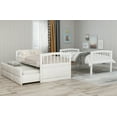 thumbnail image 3 of Twin over Twin Wood Bunk Bed with Trundle and Drawers, 3 of 7
