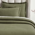thumbnail image 7 of BNM Modern Cotton Matelasse Bedspread Set, Queen, Olive Green, 7 of 7