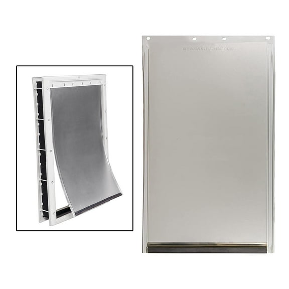 DYNWAVE Durable Replacement Pet Door Flap with 4 Holes, 8" x 12" (2 Pack)