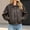 Brown, variant on Womens Faux Leather Jacket Long Sleeve Zip Front Coat with Pockets Casual Slim Fit Soft Outerwear Top for Daily Wear Warm Chic Winter Look