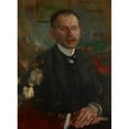 thumbnail image 3 of Olga Boznanska 11x14 Black Modern Framed Museum Art Print Titled - Portrait of Bogdan Faleński (1900), 3 of 5