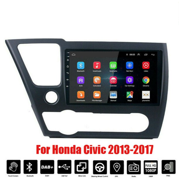 Android 10 1 9 Car Dvd Radio Player Gps Navi Wifi For Honda Civic 13 17 Walmart Com Walmart Com
