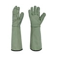 thumbnail image 3 of Aymzbd 2 Pieces Work Gloves Gardening Gloves for Gardening Construction Safety Work Green, 3 of 9