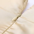 thumbnail image 7 of FYEGRE Clergy Dress for Women Long Sleeve A Line Elegant Maxi Dress with Tab Insert Stand Collar and Belt 1-Beige S, 7 of 7