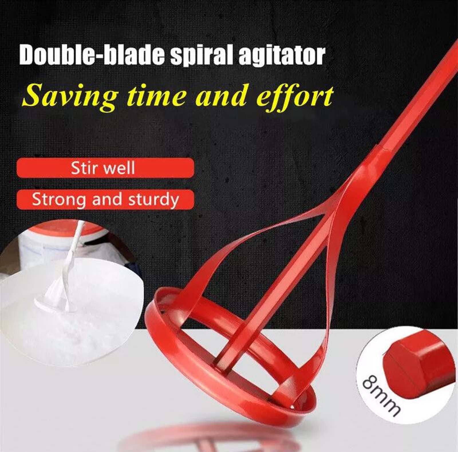 Doubleblade Spiral Agitator,Cement Mixing Rod Rod Head Paint Electric