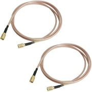 Aoje-Link RF Coaxial Cable SMB Female to SMB Female RG316 Coax Cable Jumper for DIY Radio, 3G/4G/5G/LTE/Antenna, Audio