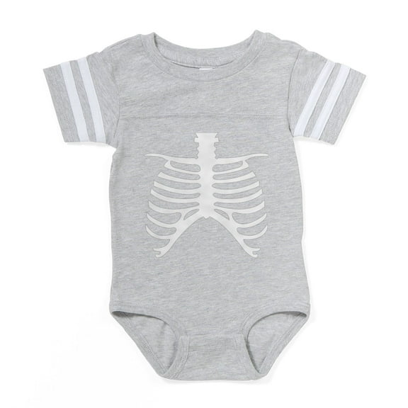 CafePress - FIN Chest Xray TRANS - Cute Infant Baby Football Bodysuit