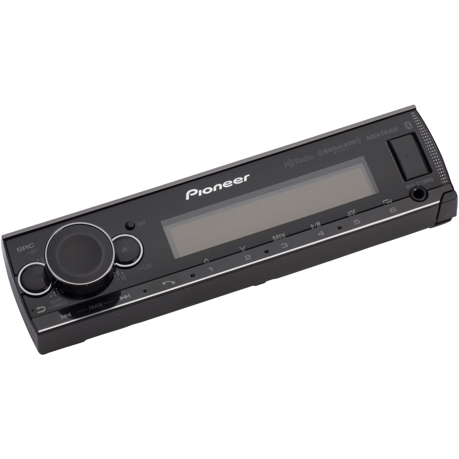 Pioneer MVH-S720BHS Double-Din in-Dash Digital Media Receiver with Bluetooth, HD Radio, and SiriusXM Ready and TS-A1670F A-Series Coaxial Speaker System (3 Way, 6.5")