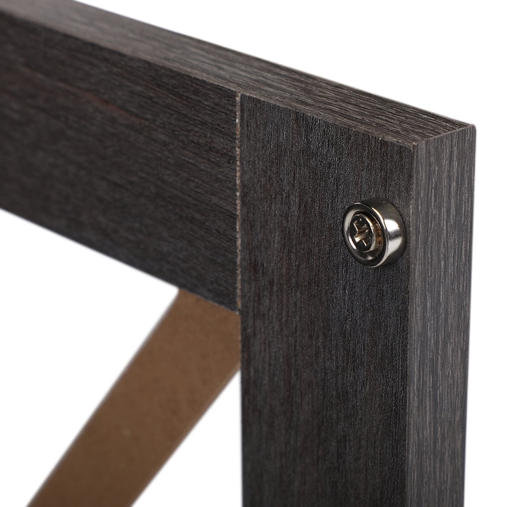 Kadyn Bedside Tables Side End Table with Door Cabinet, Mid Century Modern Nightstand, Dark Gray-1PCS