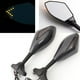 thumbnail image 2 of Espejo Retrovisor Para Motocicleta Luz Cálida Negro Motocicleta Led Intermitente Espejo 2 Uds Moyic VI008819-02, 2 of 6