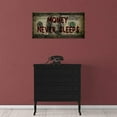 thumbnail image 3 of HFDF Canvas Money Wall Art Money Never Sleeps spirational Dollar Artwork Poster Canvas Patg Ready to Hang-es 18x12inch Framed, 3 of 6