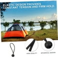 thumbnail image 5 of 1 Set Tent Bungee Cord Trampoline Tent Black Tent Camping Tent Canopy Cords Black Bungees Balls Cords Black Bungee Cord Tarp Tie Down Cord Elastic Rope Tie Down Elastic Cord Tether, 5 of 5