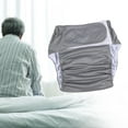 thumbnail image 3 of STARTIST Adult Diaper Adjustable Size Comfortable Size Washable Anti-adjusted Elastic Gray, 3 of 9
