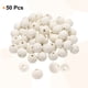 thumbnail image 3 of Uxcell 50 piezas de cuentas de madera de 20 mm, cuentas redondas sueltas con agujero grande de 4.5 mm para joyería, collares y pulseras., 3 of 7