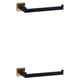 thumbnail image 2 of Juego de herrajes para baño Advancent accesorios toallero Soporte de papel Gancho para bata oro negro, 2 of 6