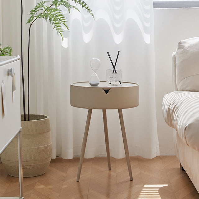 Side Table Storage Shelf Coffee Table Bedside Table For Bedroom Living Room Study Desk Assembly Required