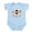 Sky Blue, variant on CafePress - Peace Love Sushi Infant Bodysuit - Baby Light Bodysuit, Size Newborn - 24 Months